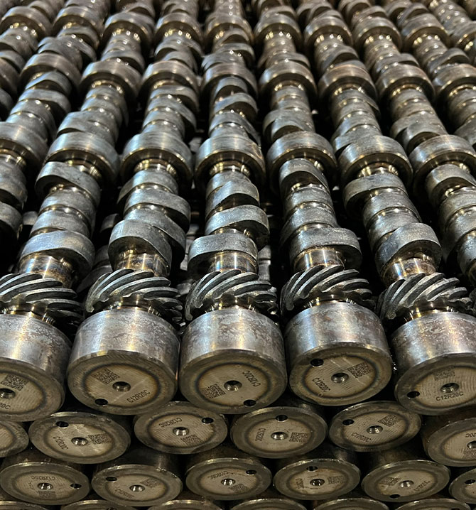 Custom Camshafts stacked